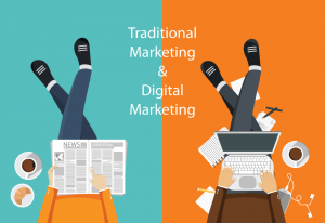 traditional marketing vs. digital marketing